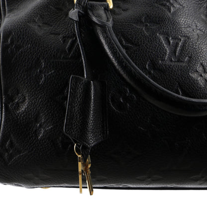 Louis Vuitton Speedy Bandouliere Bag Monogram Empreinte Leather 25