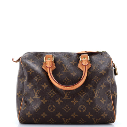 Louis Vuitton Speedy Handbag Monogram Canvas 25