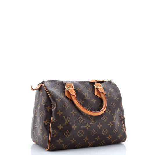 Louis Vuitton Speedy Handbag Monogram Canvas 25