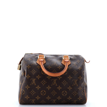 Louis Vuitton Speedy Handbag Monogram Canvas 25