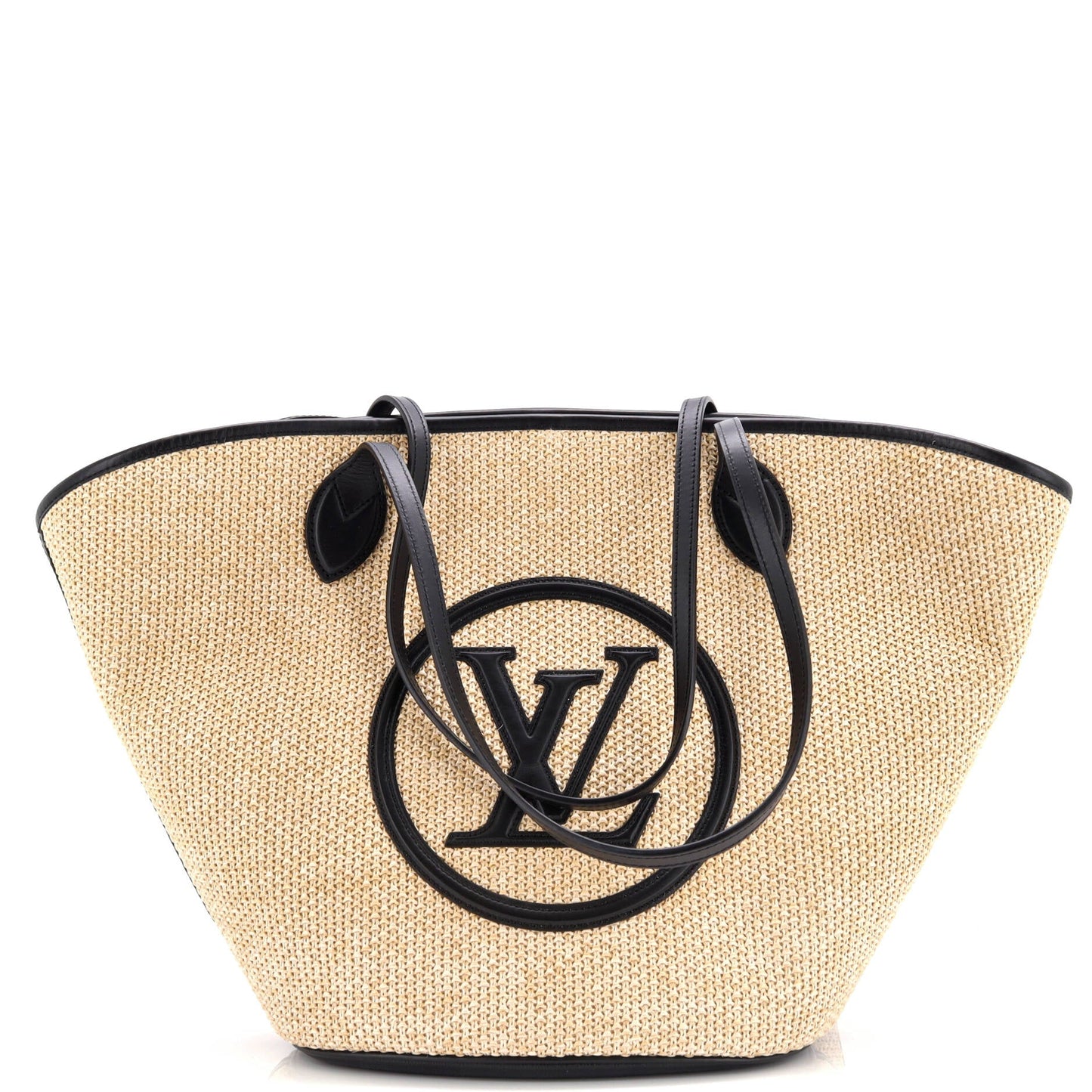 Louis Vuitton Saint Jacques NM Handbag Raffia and Leather