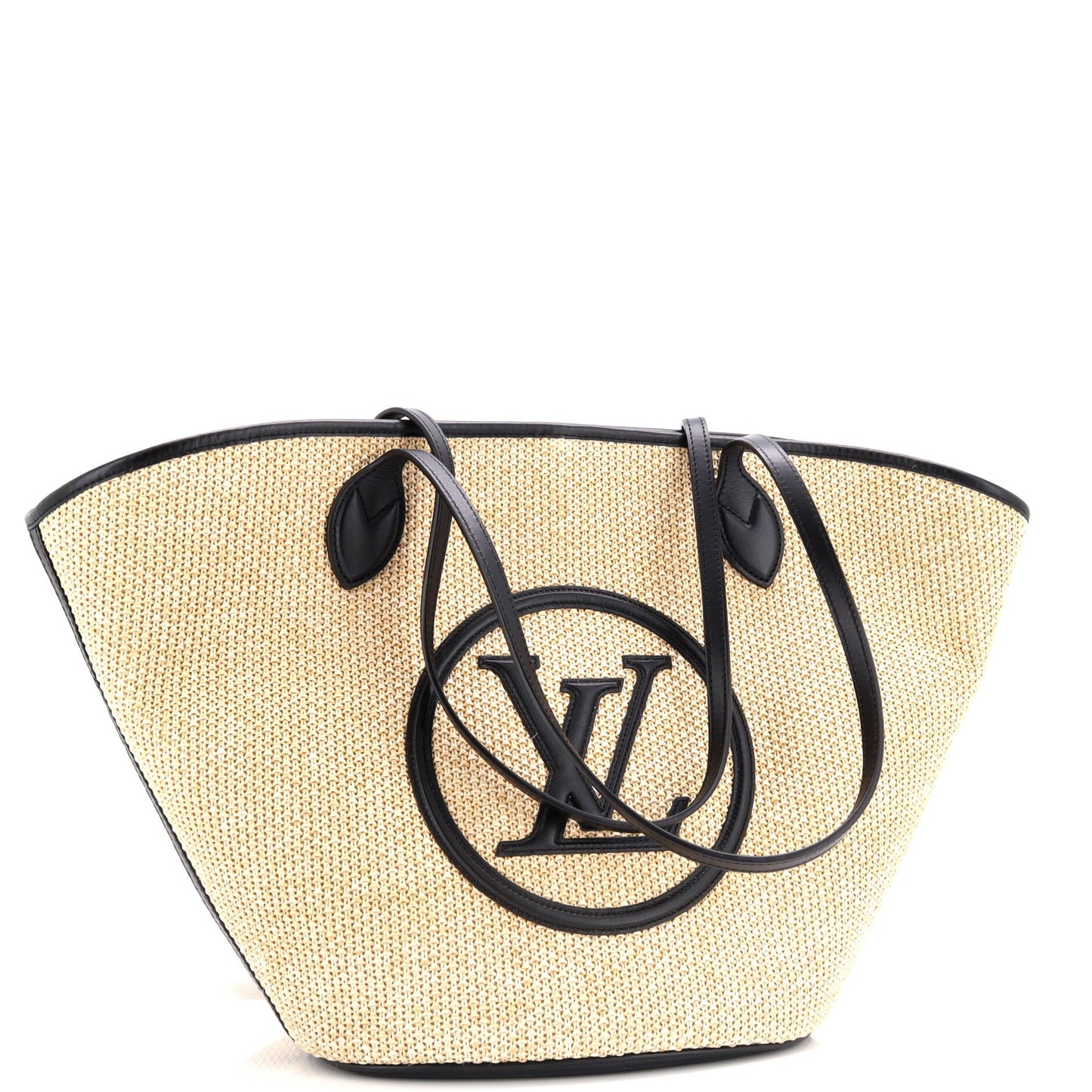 Louis Vuitton Saint Jacques NM Handbag Raffia and Leather