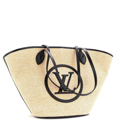 Louis Vuitton Saint Jacques NM Handbag Raffia and Leather