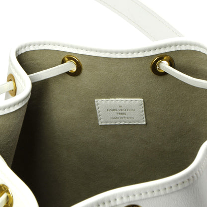 Louis Vuitton Petit Noe NM Handbag Monogram Cutout Broderie Leather