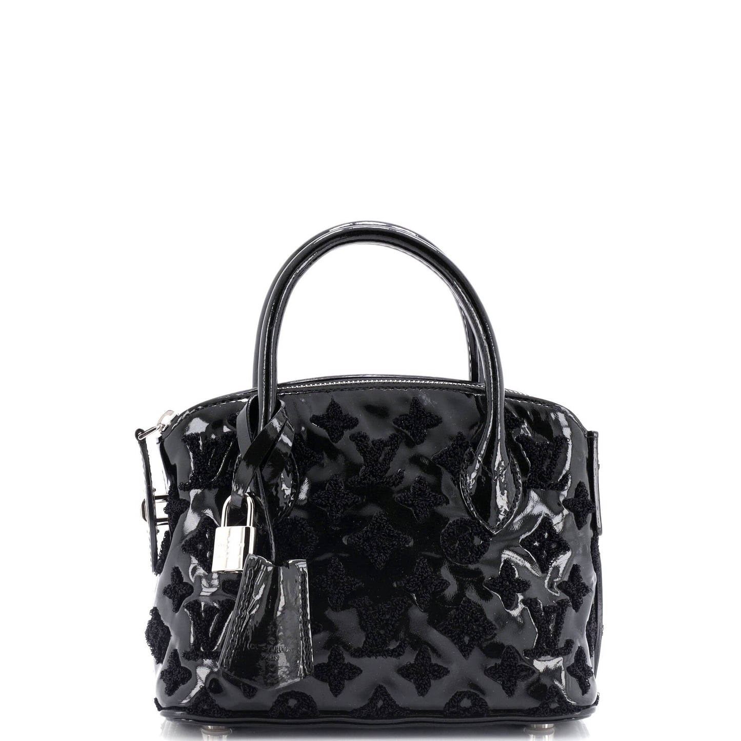 Louis Vuitton Fascination Lockit Handbag Patent Lambskin BB