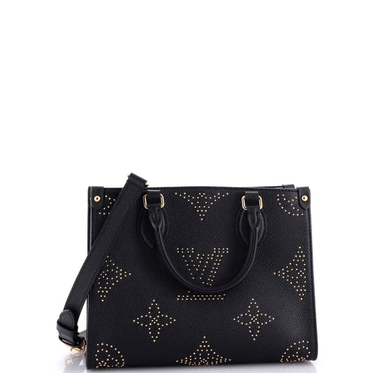 Louis Vuitton OnTheGo Tote Studded Monogram Giant Leather PM