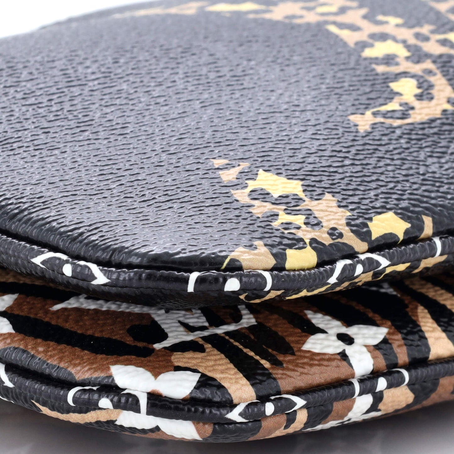 Louis Vuitton Double Zip Pochette Limited Edition Jungle Monogram Giant