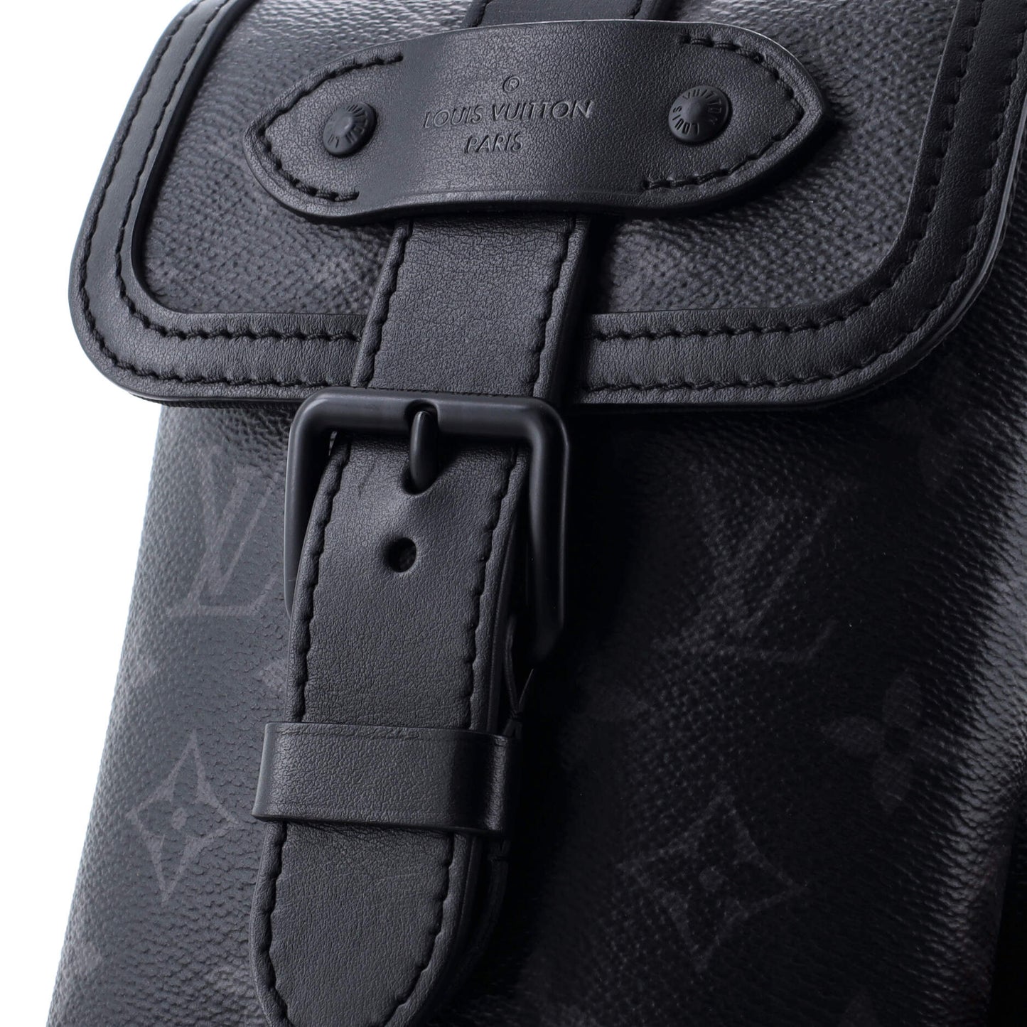 Louis Vuitton Saumur Slingbag Monogram Eclipse Canvas