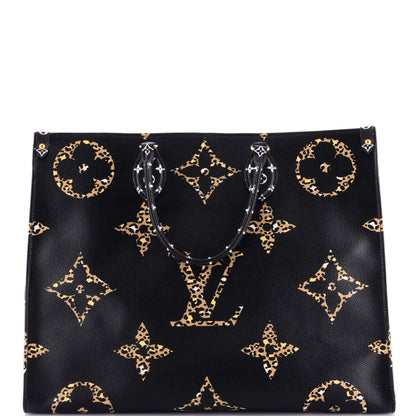 Louis Vuitton OnTheGo Tote Limited Edition Jungle Monogram Giant GM