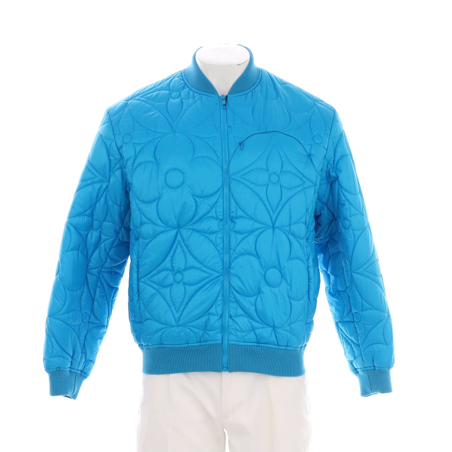 Louis Vuitton Men's LVSE Padded Monogram Flower Blouson Jacket Quilted Polyester