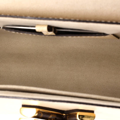 Louis Vuitton Twist Handbag Teddy Fleece with Epi Leather MM