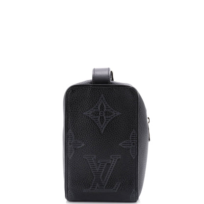 Louis Vuitton Wash Pouch Monogram Shadow Giant Taurillon Leather