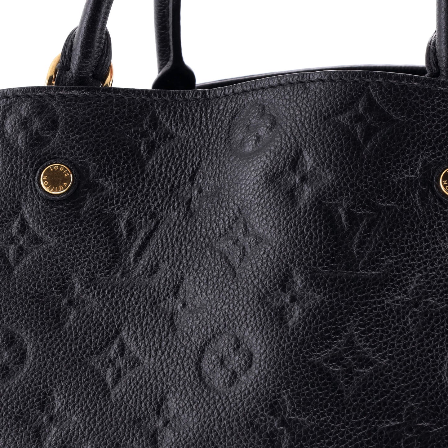 Louis Vuitton Montaigne Handbag Monogram Empreinte Leather GM