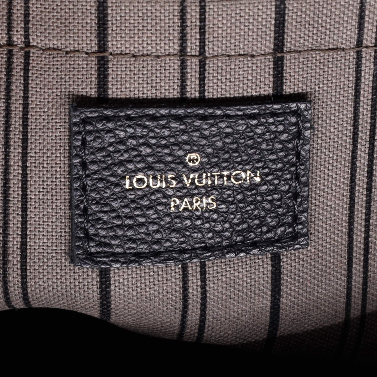 Louis Vuitton Montaigne Handbag Monogram Empreinte Leather GM