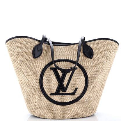 Louis Vuitton Saint Jacques NM Handbag Raffia and Leather