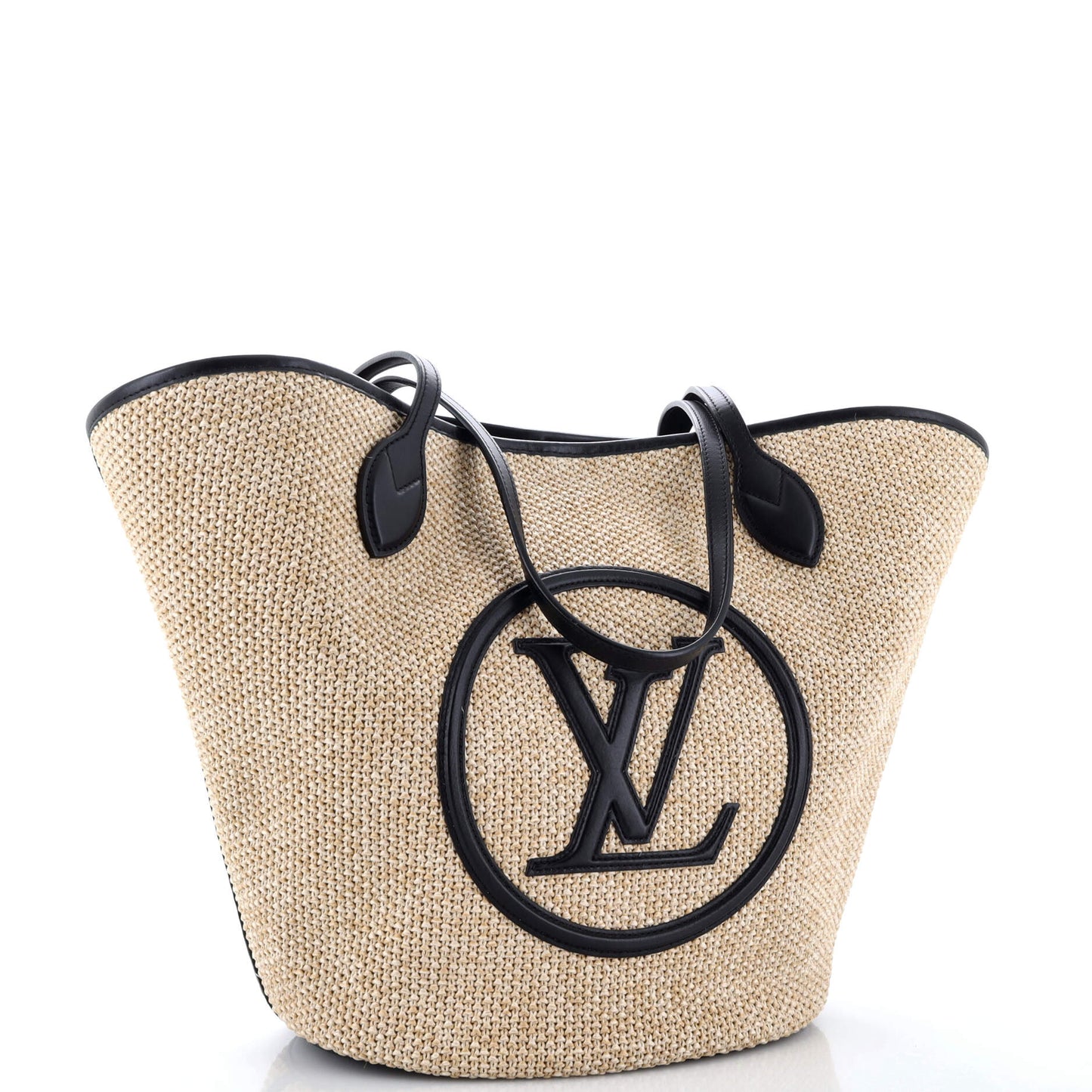 Louis Vuitton Saint Jacques NM Handbag Raffia and Leather