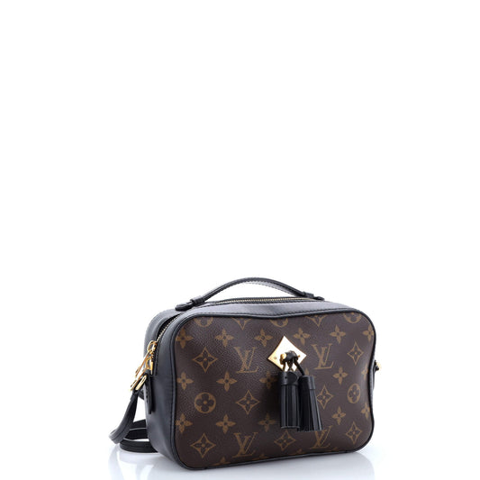 Louis Vuitton Saintonge Handbag Monogram Canvas with Leather