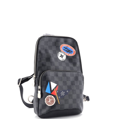Louis Vuitton Avenue Sling Bag Limited Edition Damier Graphite LV League