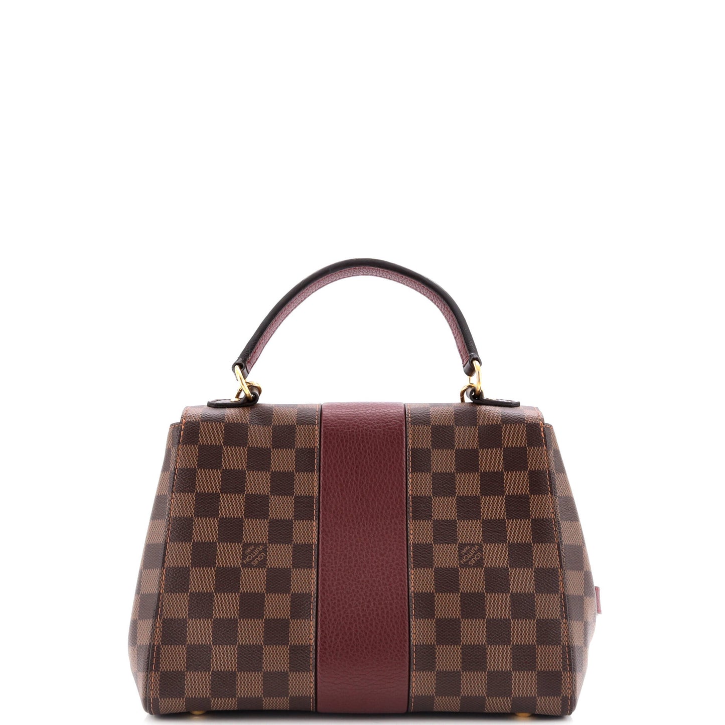 Louis Vuitton Bond Street Handbag Damier with Leather MM
