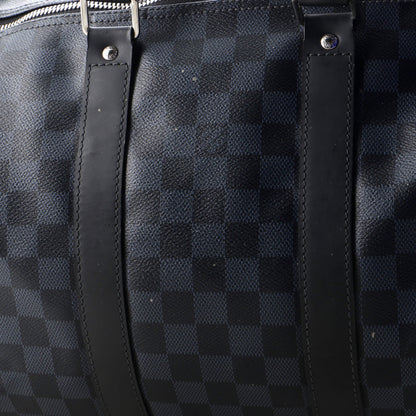 Louis Vuitton Keepall Bandouliere Bag Damier Cobalt 45