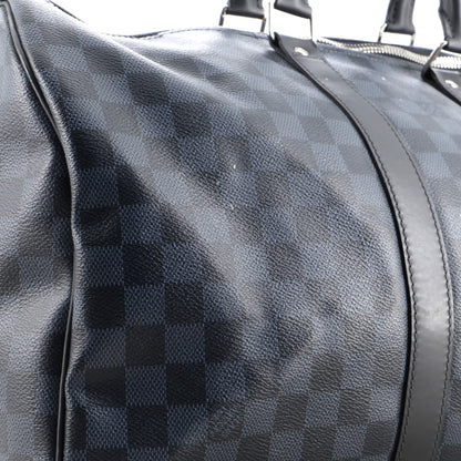 Louis Vuitton Keepall Bandouliere Bag Damier Cobalt 45