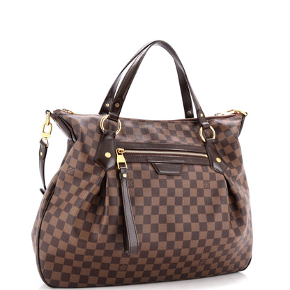 Louis Vuitton Evora Handbag Damier GM