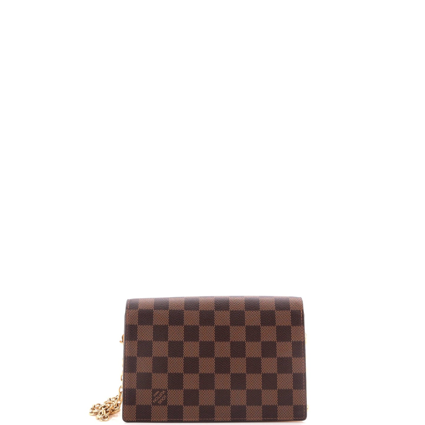 Louis Vuitton Vavin Chain Wallet NM Damier with Leather