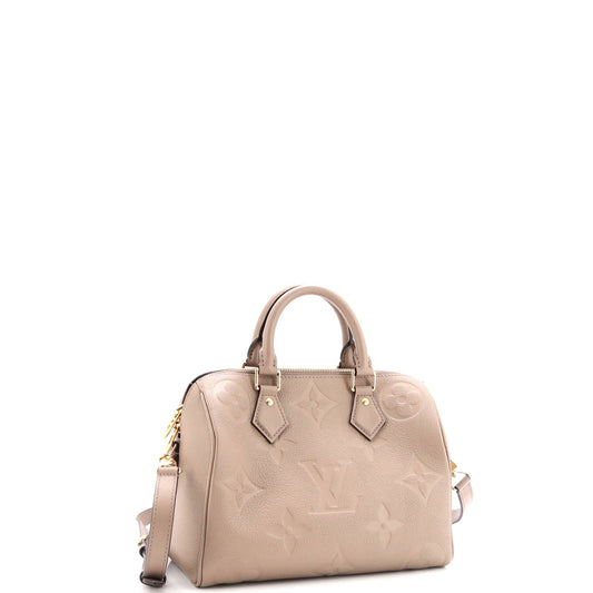 Louis Vuitton Speedy Bandouliere Bag Monogram Empreinte Giant 25