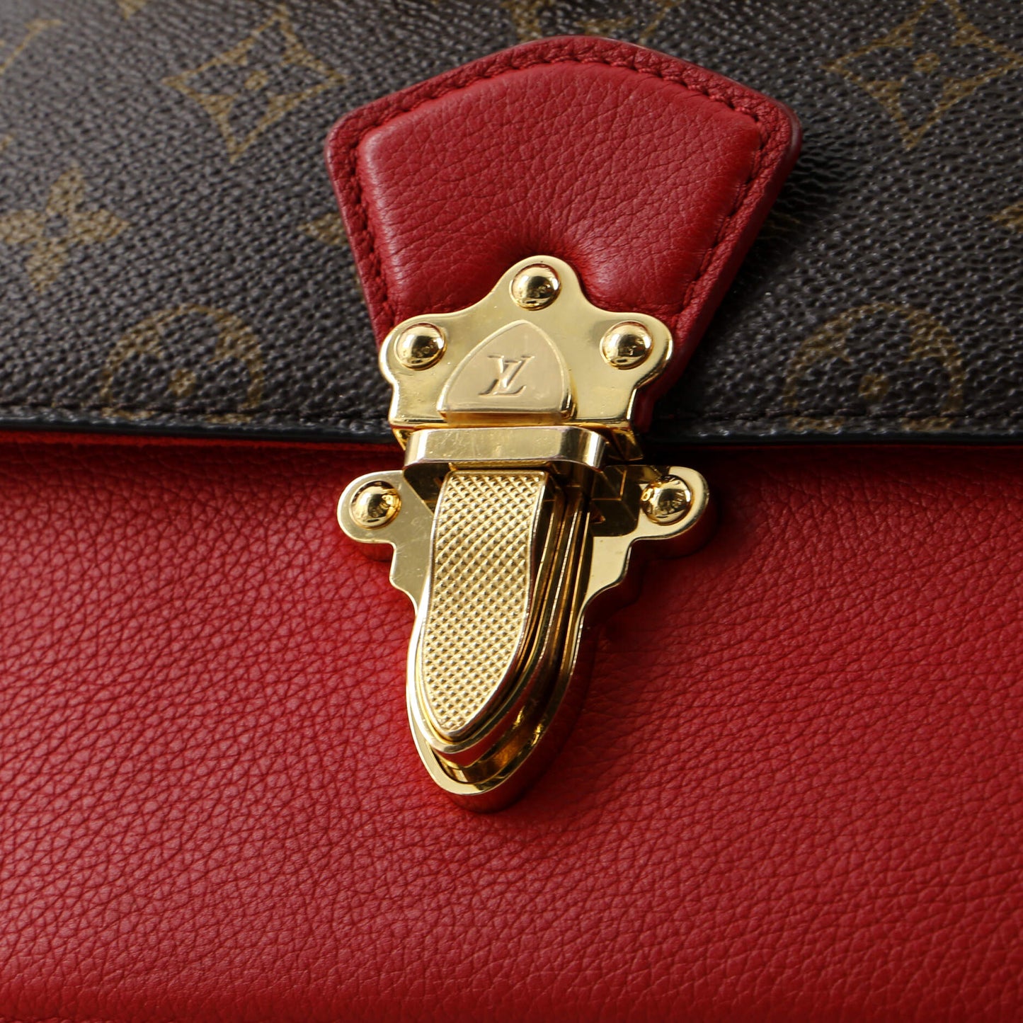 Louis Vuitton Victoire Handbag Monogram Canvas and Leather