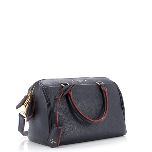 Louis Vuitton Speedy Bandouliere NM Bag Monogram Empreinte Leather 25