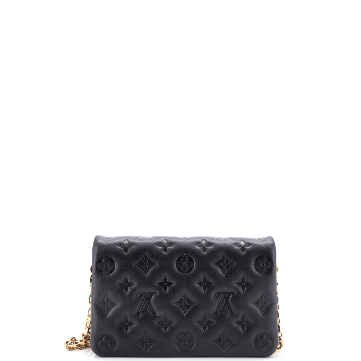 Louis Vuitton Coussin Pochette Monogram Embossed Lambskin