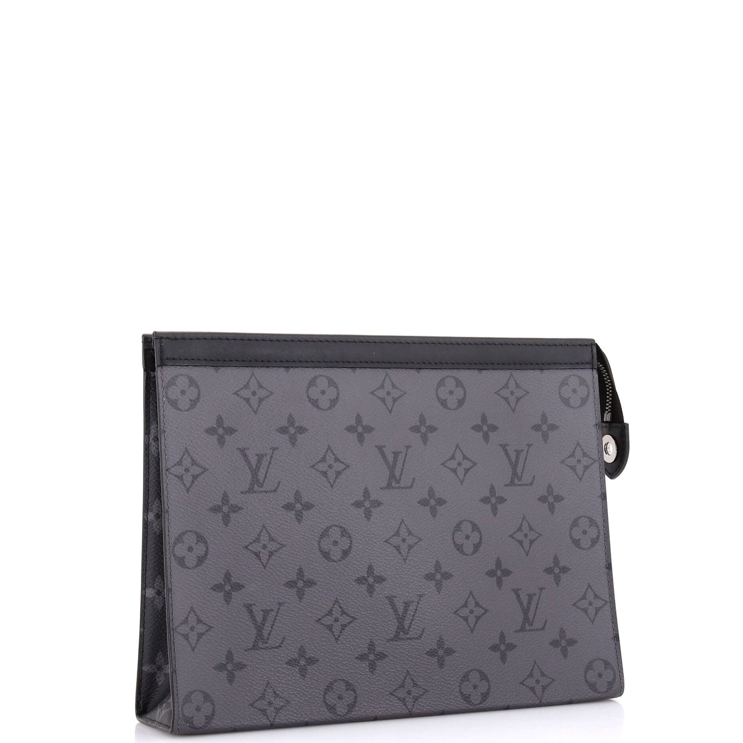 Louis Vuitton Pochette Voyage Reverse Monogram Eclipse Canvas MM