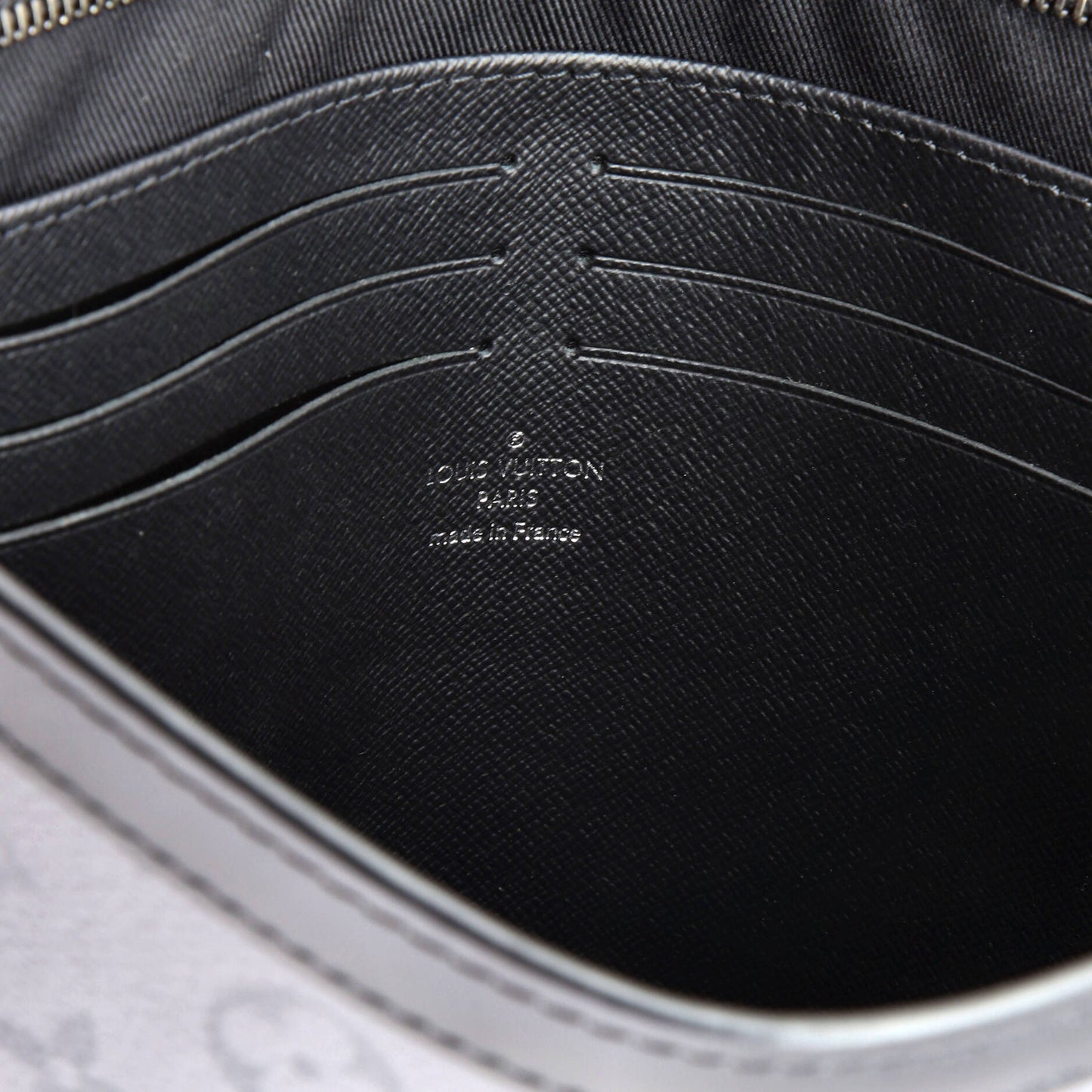 Louis Vuitton Pochette Voyage Reverse Monogram Eclipse Canvas MM