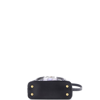 Louis Vuitton Capucines Bag Patchwork Sequin Embellished Satin Mini