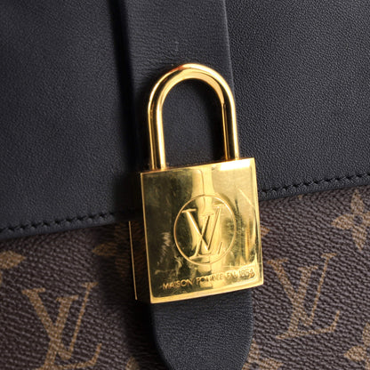 Louis Vuitton Locky Handbag Monogram Canvas with Leather BB