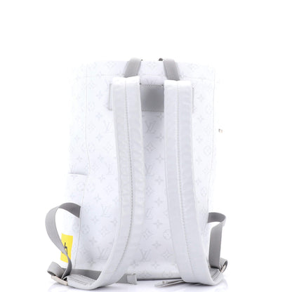 Louis Vuitton Chalk Backpack Limited Edition Logo Story Monogram Canvas