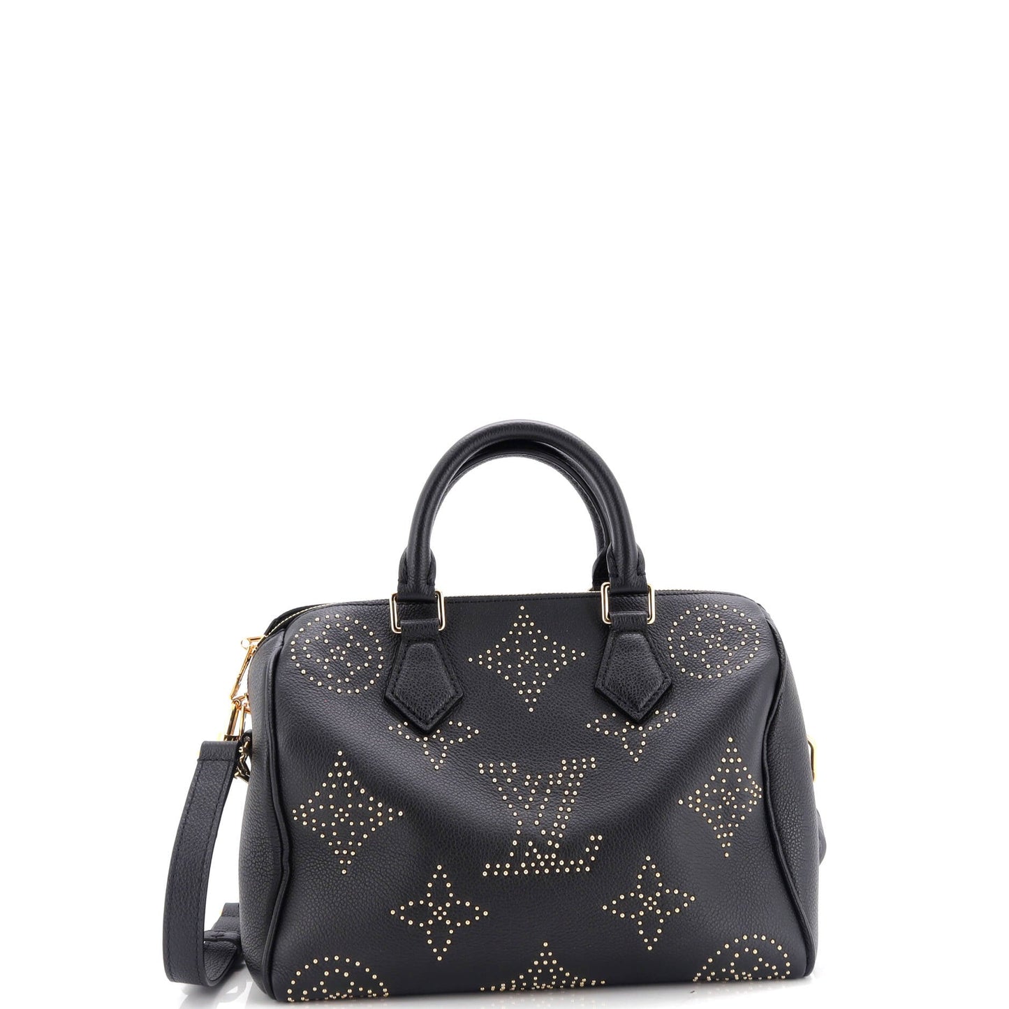 Louis Vuitton Speedy Bandouliere Bag Studded Monogram Giant Leather 25