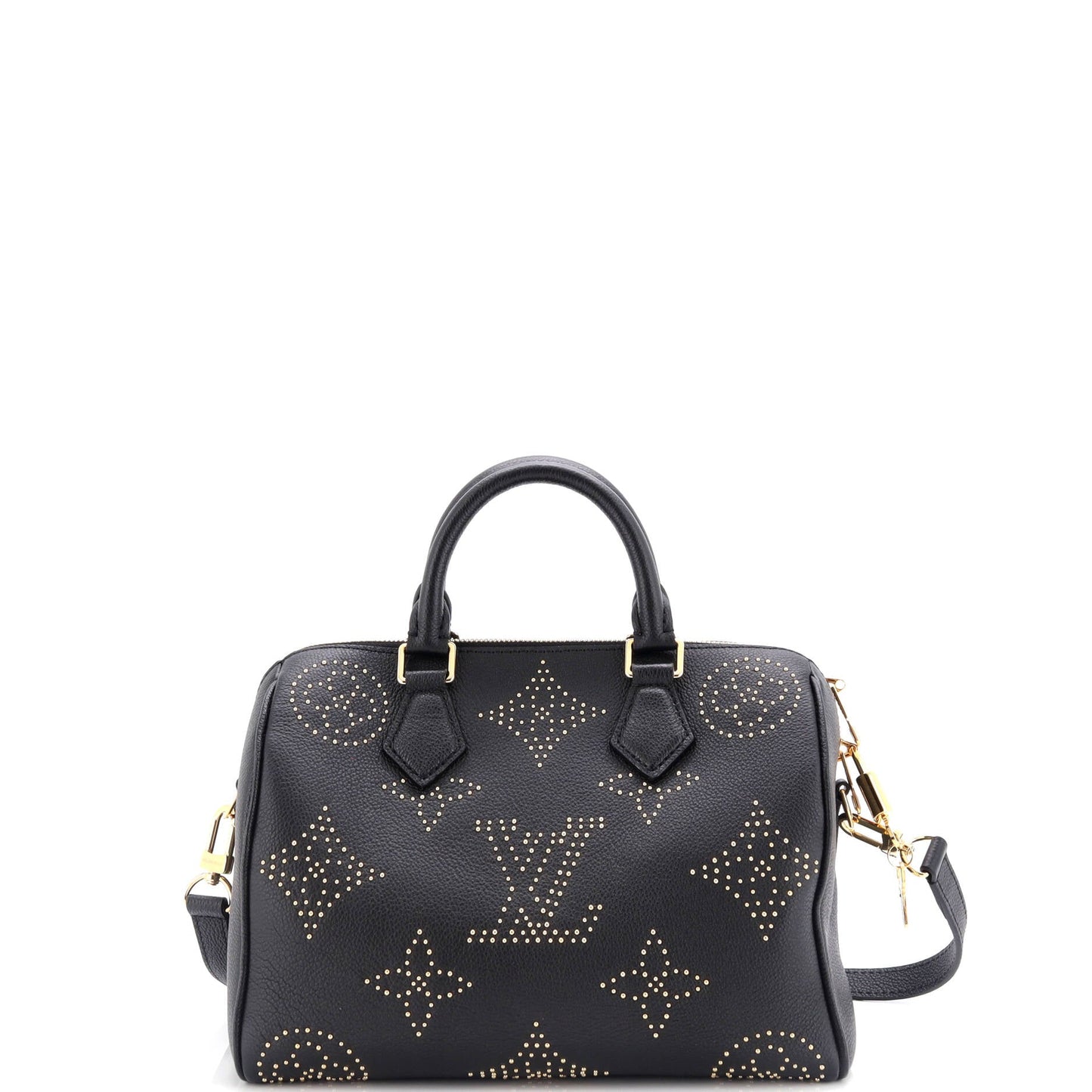 Louis Vuitton Speedy Bandouliere Bag Studded Monogram Giant Leather 25