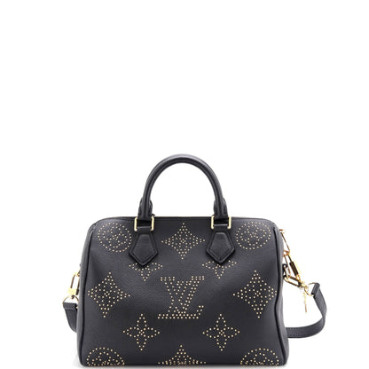 Louis Vuitton Speedy Bandouliere Bag Studded Monogram Giant Leather 25