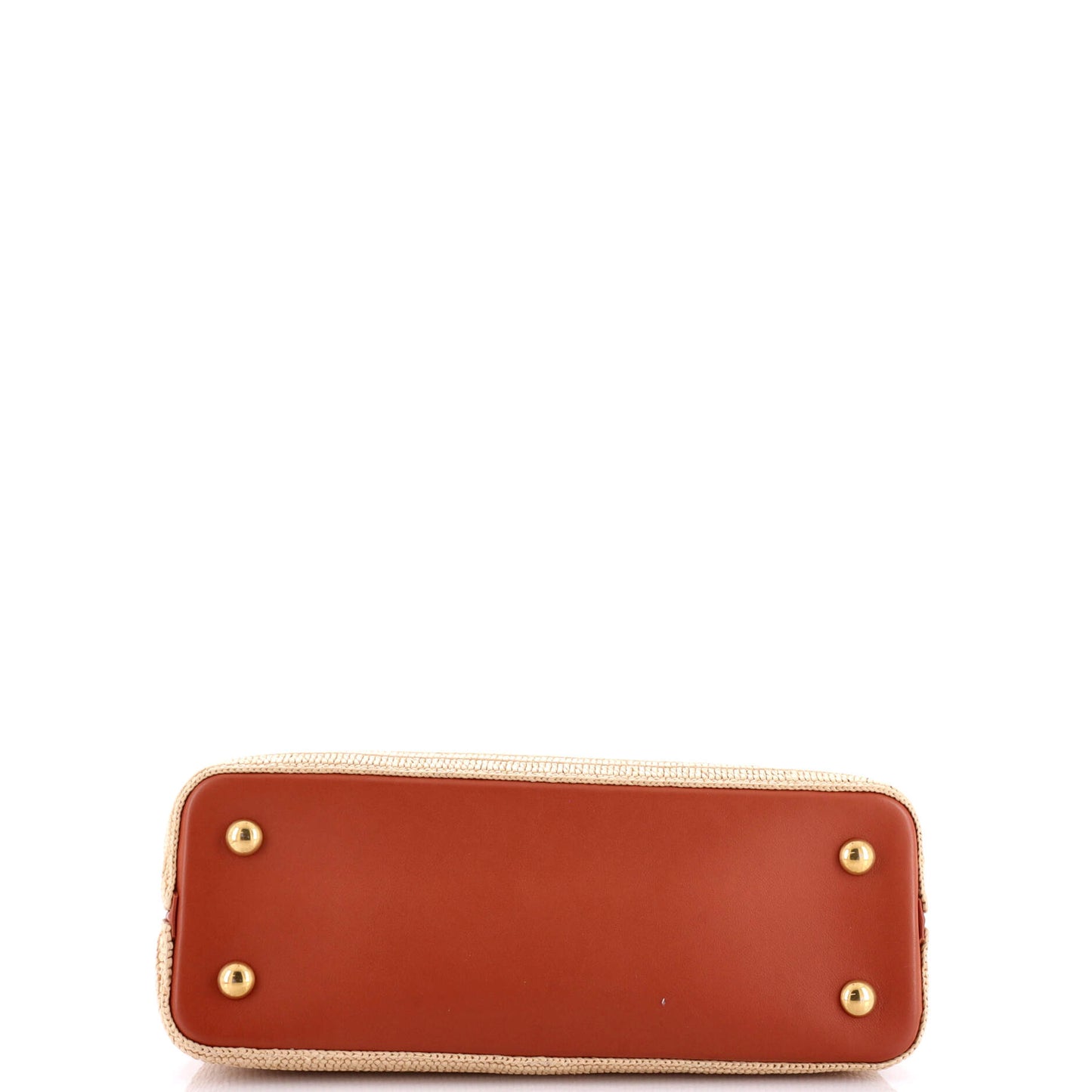 Louis Vuitton Capucines Bag Raffia with Leather PM