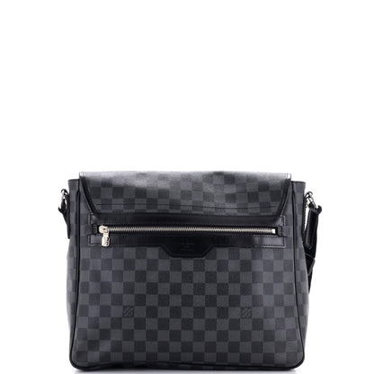 Louis Vuitton Daniel Messenger Bag Damier Graphite MM
