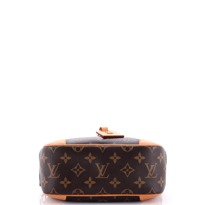 Louis Vuitton Deauville Handbag Monogram Canvas Mini