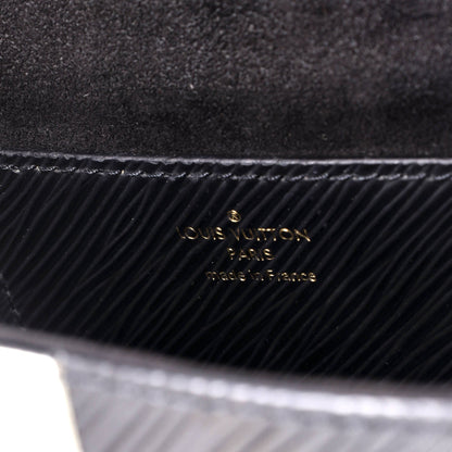 Louis Vuitton Twist Handbag Studded Epi Leather and Monogram Canvas MM