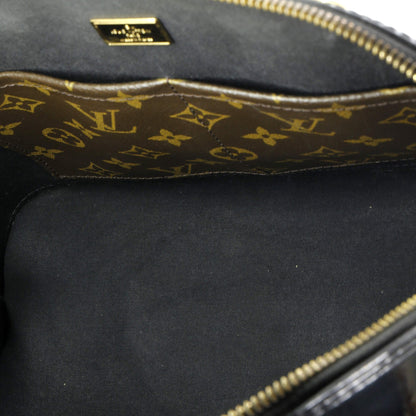 Louis Vuitton Alma Handbag Vernis with Monogram Canvas PM