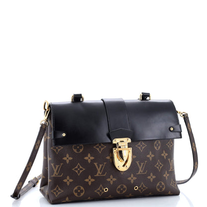 Louis Vuitton One Handle Flap Bag Monogram Canvas and Leather MM