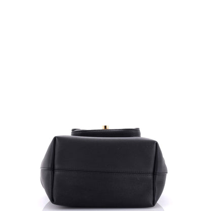 Louis Vuitton Lockme Pocket Bucket Bag Leather