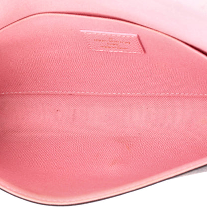 Louis Vuitton Felicie Pochette Flower Printed Studded Damier
