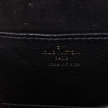 Louis Vuitton Twist Convertible Handbag Leather and Raffia MM