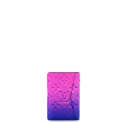 Louis Vuitton Pocket Organizer Limited Edition Illusion Monogram Taurillon Leather