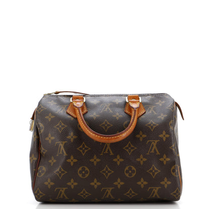Louis Vuitton Speedy Handbag Monogram Canvas 25
